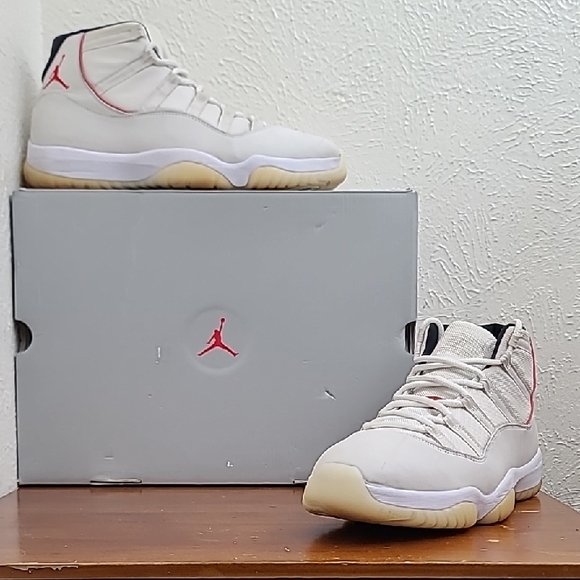 Jordan Other - Air Jordan 11 Retro Mid Platinum Tint Mens Sneakers 378037-016 Size 13